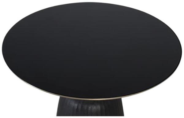 Product photograph of Brecon Tempered Glass And Aluminum Coffee Table from Choice Furniture Superstore.