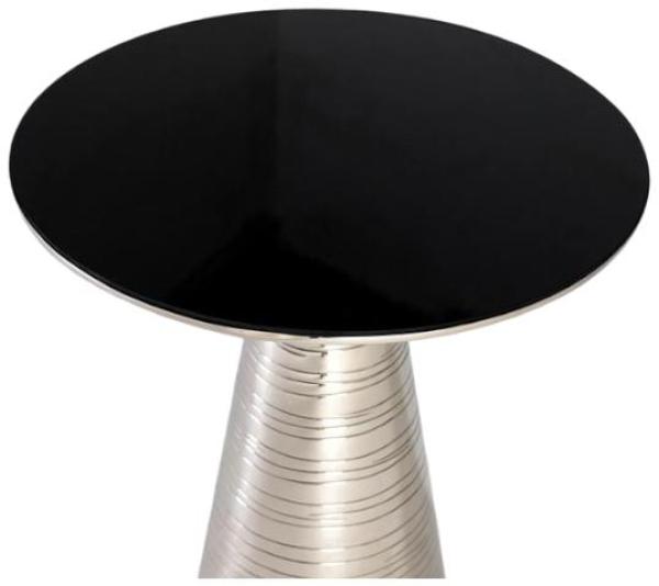 Product photograph of Ruthin Black And Aluminum Coffee Table - 1640 from Choice Furniture Superstore.