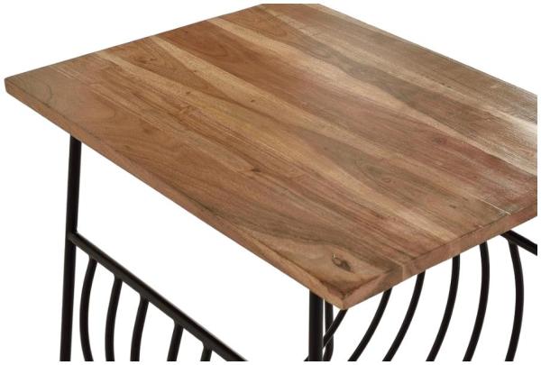 Product photograph of Sandawa Mango Tree Wood End Table from Choice Furniture Superstore.