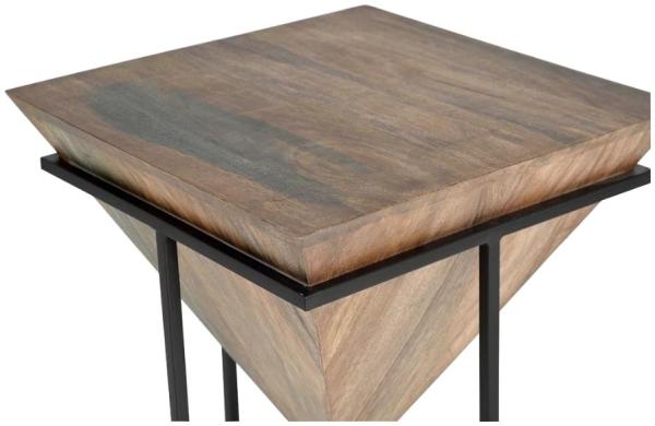 Product photograph of Chomwino Solid Mango Tree Wood End Table from Choice Furniture Superstore.