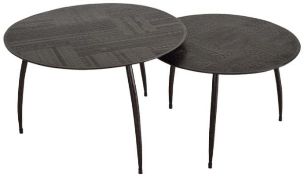 Product photograph of Olmotoni Aluminium Coffee Table Set Of 2 from Choice Furniture Superstore.