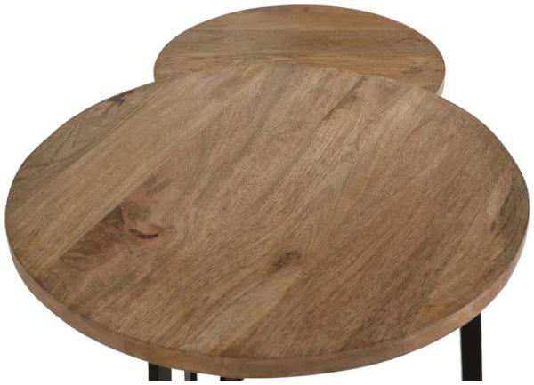 Product photograph of Vibambani Solid Wood End Table Set Of 2 from Choice Furniture Superstore.