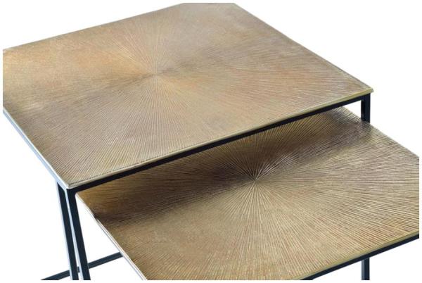 Product photograph of Kingalamila Metal Coffee Table Set Of 2 - 1023 from Choice Furniture Superstore.