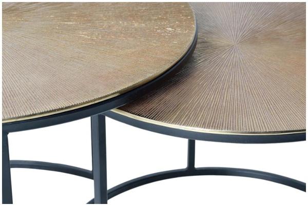 Product photograph of Kingalamila Metal Coffee Table Set Of 2 - 1022 from Choice Furniture Superstore.