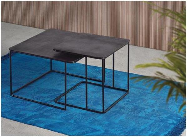 Product photograph of Kingalamila Metal Coffee Table Set Of 2 - 6148 from Choice Furniture Superstore.