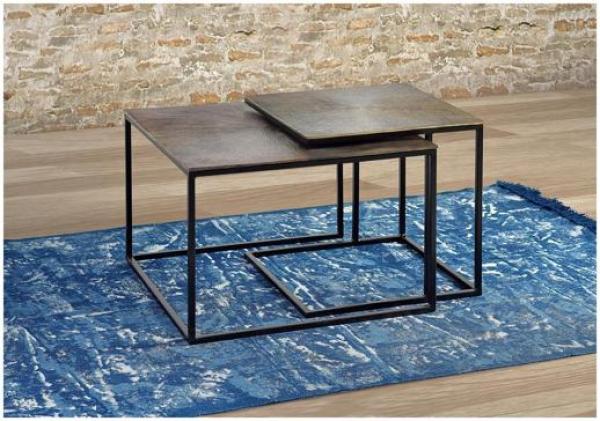 Product photograph of Kingalamila Metal Coffee Table Set Of 2 - 6149 from Choice Furniture Superstore.