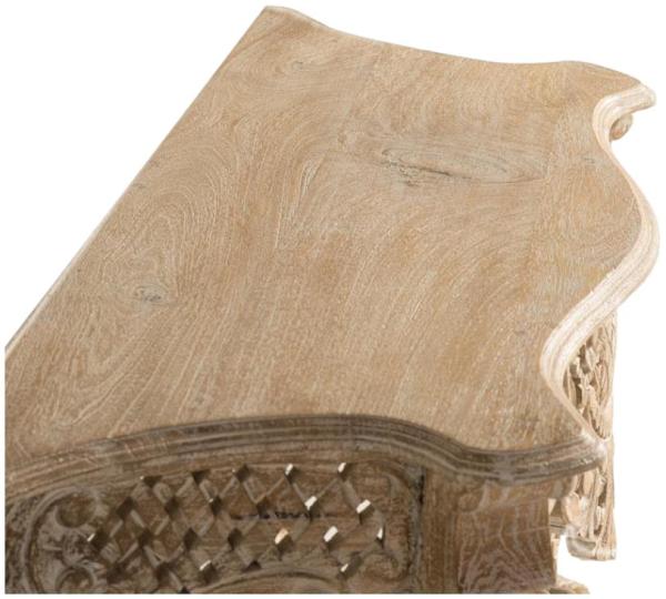 Product photograph of Cayce Mango Wood Hand Carved Console Table - 1359 from Choice Furniture Superstore.