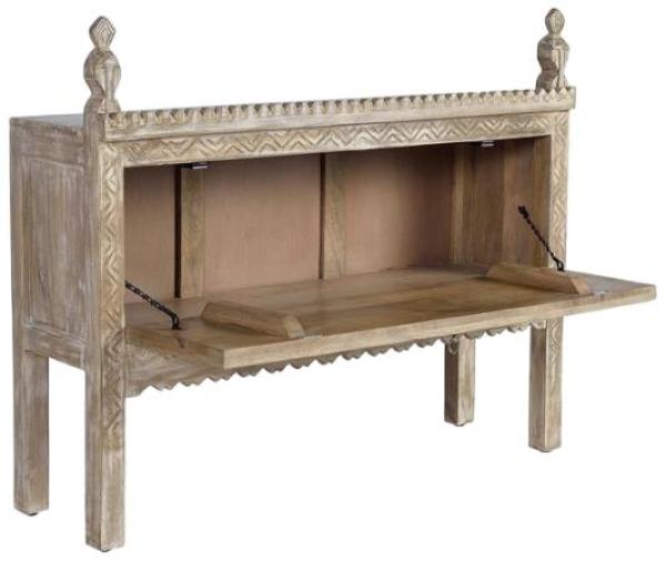 Product photograph of Calhan Mango Wood 1 Door Console Table - 1429 from Choice Furniture Superstore.