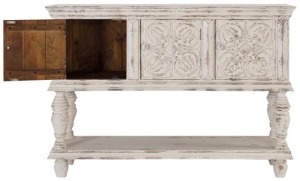 Product photograph of Deersville Solid Mango Wood 3 Door Console Table - 1483 from Choice Furniture Superstore.