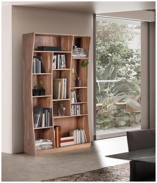 Product photograph of Ronceverte Solid Acacia Wood Bookcase from Choice Furniture Superstore.