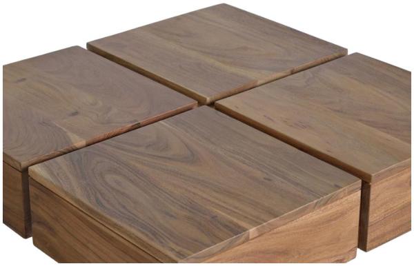 Product photograph of Ronceverte Solid Acacia Wood Coffee Table from Choice Furniture Superstore.