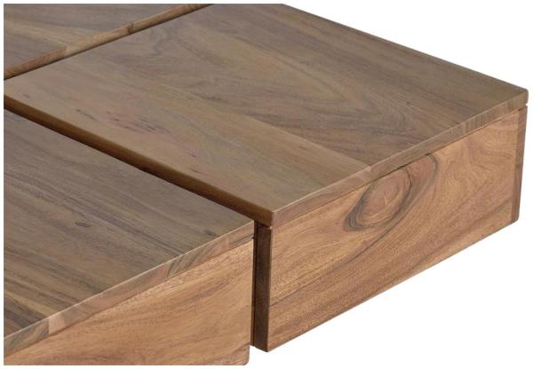 Product photograph of Ronceverte Solid Acacia Wood Coffee Table from Choice Furniture Superstore.