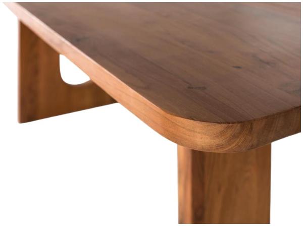 Product photograph of Ronceverte Solid Acacia Wood Dining Table - 8 Seater from Choice Furniture Superstore.