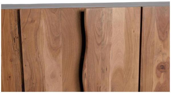 Product photograph of Ronceverte Acacia Wood 6 Door Extra Large Sideboard from Choice Furniture Superstore.
