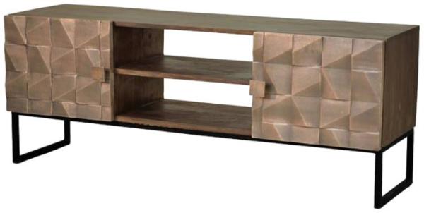 Product photograph of Pinole Solid Mango Wood Tv Cabinet from Choice Furniture Superstore.