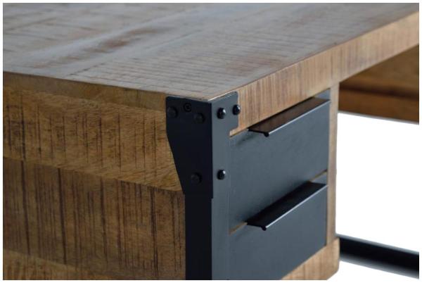 Product photograph of Galloway Mango Wood Desk from Choice Furniture Superstore.