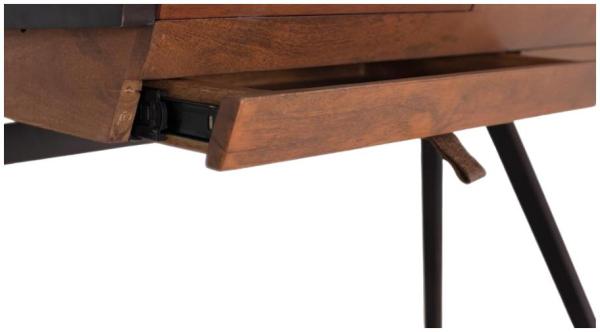 Product photograph of Fredonia Mango Wood 2 Drawer Desk from Choice Furniture Superstore.