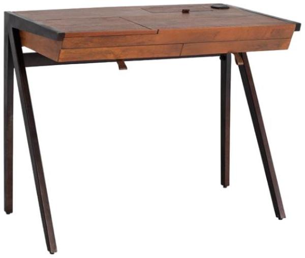 Product photograph of Fredonia Mango Wood 2 Drawer Desk from Choice Furniture Superstore.