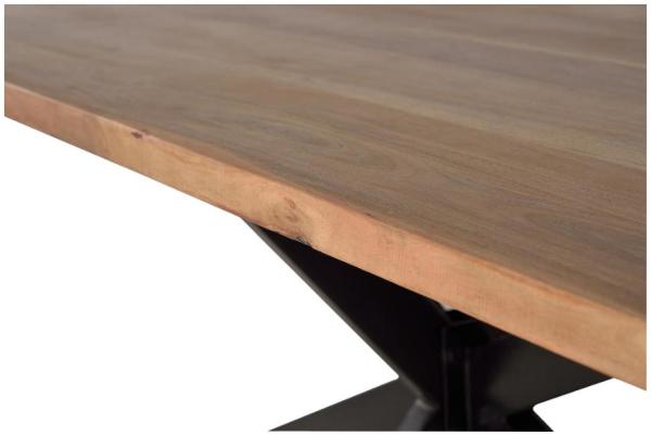Product photograph of Ansalonga Solid Acacia Wood Rectangular Dining Table - 8 Seater from Choice Furniture Superstore.