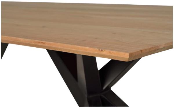 Product photograph of Diemga Solid Acacie Wood 6 Seater Dining Table - 1042 from Choice Furniture Superstore.