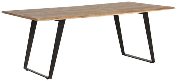 Product photograph of Cateve Solid Acacie Wood Rectangular 8 Seater Dining Table - 1079 from Choice Furniture Superstore.