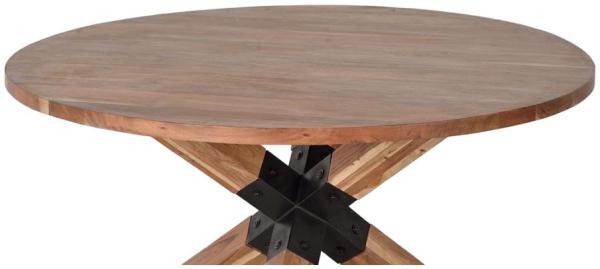 Product photograph of Peixoto Solid Acacie Wood Ovel 4 Seater Dining Table - 1150 from Choice Furniture Superstore.