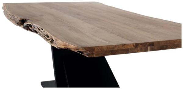 Product photograph of Catundo Acacia Wood And Metal Rectangular 8 Seater Dining Table - 1630 from Choice Furniture Superstore.