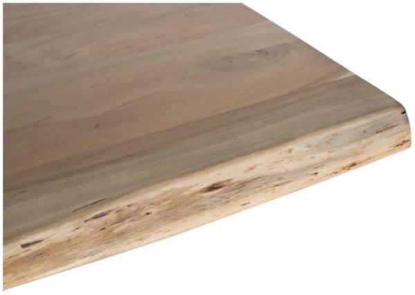 Product photograph of Dembo Natural And Black 8 Seater Dining Table - 1632 from Choice Furniture Superstore.