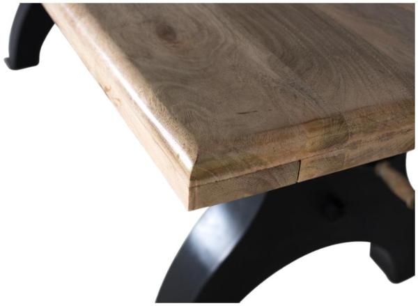 Product photograph of Pembilo Mango Wood And Metal Base 8 Seater Dining Table - 1657 from Choice Furniture Superstore.