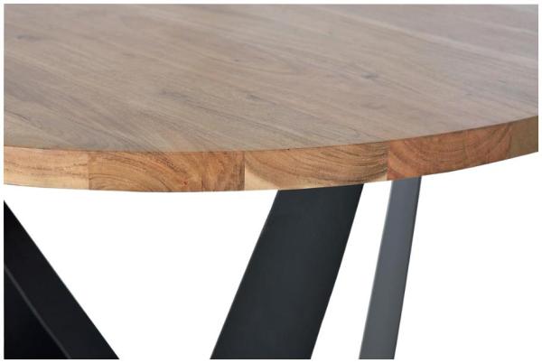 Product photograph of Sacaola Solid Acacie Wood 4 Seater Dining Table - 6165 from Choice Furniture Superstore.