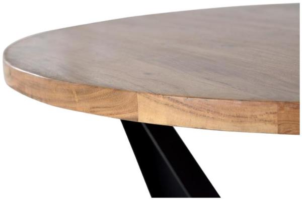 Product photograph of Sacaola Solid Acacie Wood 4 Seater Dining Table - 6165 from Choice Furniture Superstore.
