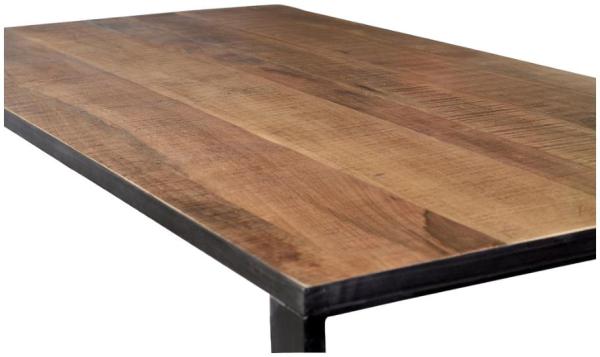 Product photograph of Lundo Solid Mango Wood 6 Seater Dining Table - 6203 from Choice Furniture Superstore.