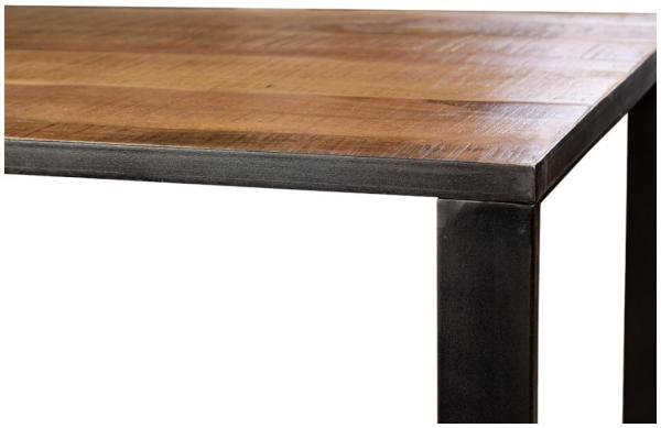 Product photograph of Lundo Solid Mango Wood 6 Seater Dining Table - 6203 from Choice Furniture Superstore.