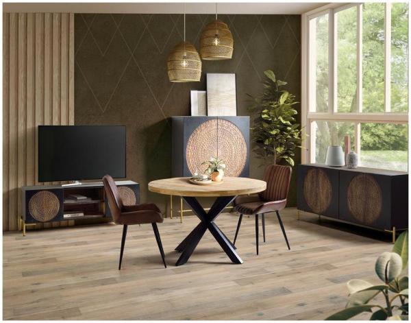 Product photograph of Talabanza Mango Wood 4 Seater Dining Table - 1378 from Choice Furniture Superstore.