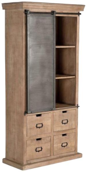 Product photograph of Irondale Solid Mango Tree Wood Display Cabinet from Choice Furniture Superstore.