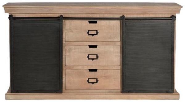 Product photograph of Irondale Mango Tree Wood 2 Door 3 Drawer Large Sideboard from Choice Furniture Superstore.