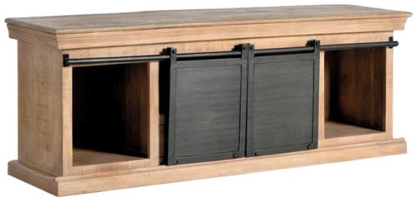 Product photograph of Irondale Mango Wood 2 Door 3 Drawer Tv Cabinet from Choice Furniture Superstore.