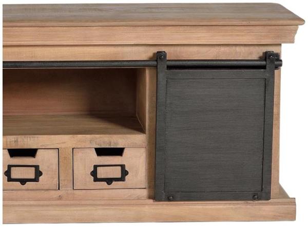 Product photograph of Irondale Mango Wood 2 Door 3 Drawer Tv Cabinet from Choice Furniture Superstore.