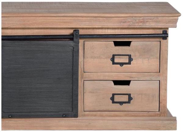 Product photograph of Irondale Mango Wood 2 Door 4 Drawer Tv Cabinet from Choice Furniture Superstore.