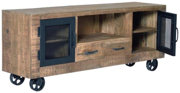 Product photograph of Jetmore Mango Wood Tv Cabinet from Choice Furniture Superstore.