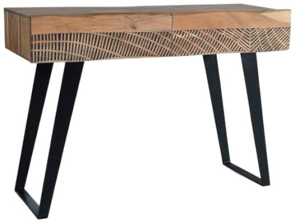 Product photograph of Karlstad Acacia Wood Console Table from Choice Furniture Superstore.