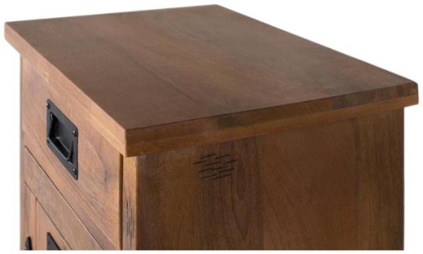 Product photograph of Galion Mango Wood Bedside Table from Choice Furniture Superstore.