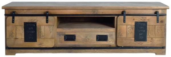 Product photograph of Galion Industrial Mango Tree Wood Tv Cabinet from Choice Furniture Superstore.