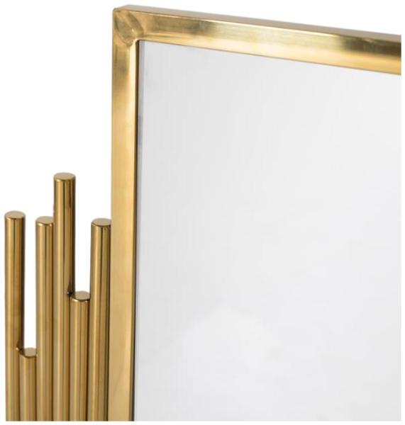 Product photograph of Zidok Stainless Steel Wall Mirror from Choice Furniture Superstore.