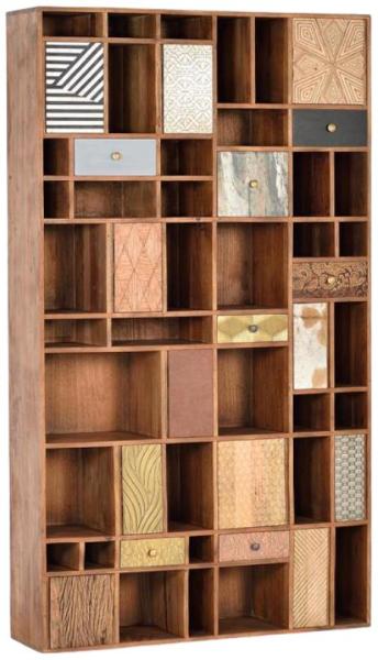 Product photograph of Bonham Solid Mango Wood Bookcase from Choice Furniture Superstore.