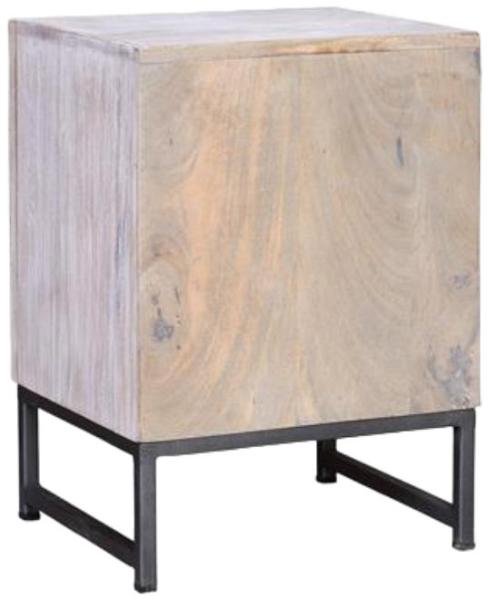 Product photograph of Quintana Carved Mango Wood Bedside Table from Choice Furniture Superstore.