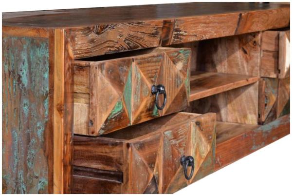 Product photograph of Hasley Canyon Solid Wood Tv Cabinet from Choice Furniture Superstore.