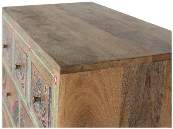Product photograph of Jazxhias Hand Painted Solid Mango Wood High Small Sideboard from Choice Furniture Superstore.