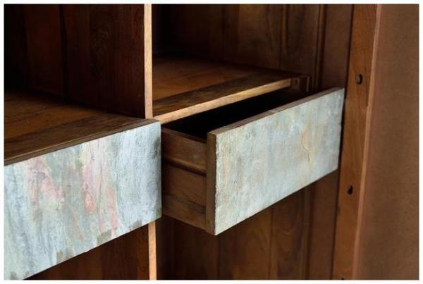 Product photograph of Karane Mango Wood 2 Door 3 Drawer Medium Sideboard from Choice Furniture Superstore.