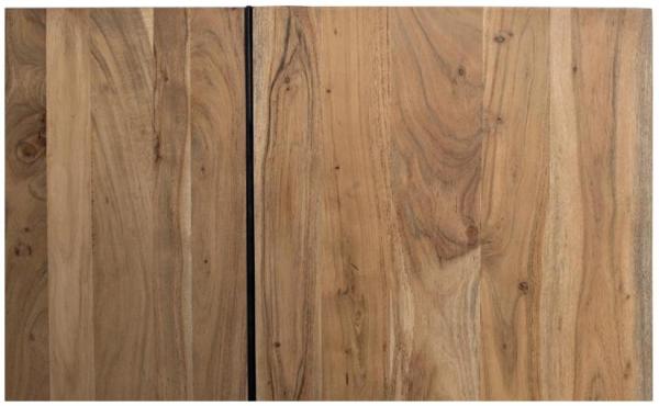 Product photograph of Cacavia Acacia Wood 4 Door Large Sideboard from Choice Furniture Superstore.